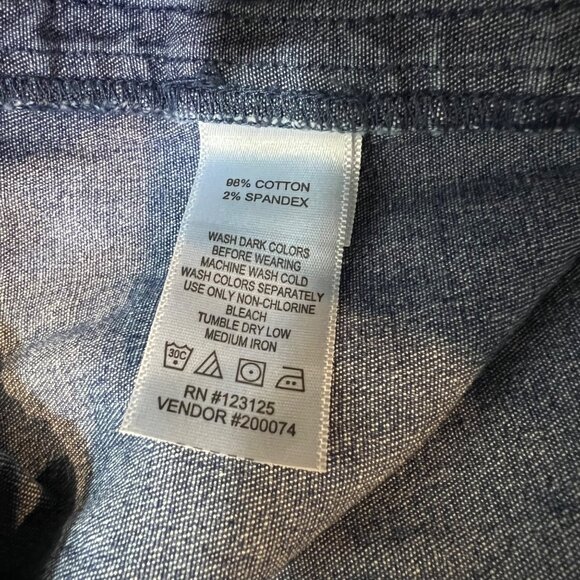 Metroblues Ankle‎ Jeans XL Womens Blue High Rise Pullon Size Extra Large - Picture 9 of 10